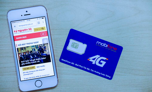 Đổi sim 4G của nhà mạng MobiFone để trải nghiệm các gói cước mới 4G
