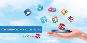 Tổng hợp các gói cước 3G, 4G Mobifone