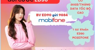 Đăng ký gói cước ED90 Mobifone chỉ 90K nhận 30GB, miễn phí học online cả tháng