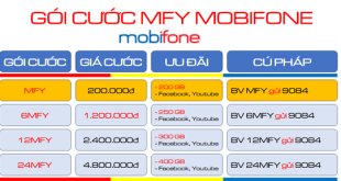 Đăng ký gói cước 24MFY Mobifone ưu đãi lên đến 400GB mỗi tháng, sử dụng suốt 2 năm