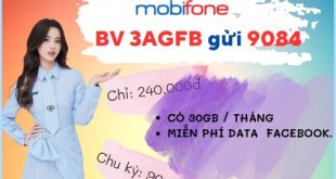 Đăng ký gói cước 3AGFB Mobifone nhận ưu đãi tới 3 tháng sử dụng