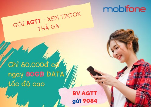 Đăng ký gói cước 3AGTT Mobifone online và giải trí thả ga 3 tháng chỉ 240k 