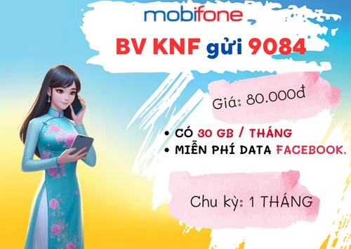 Đăng ký gói cước KNF Mobifone chỉ 80k online và học kỹ năng sống cả tháng